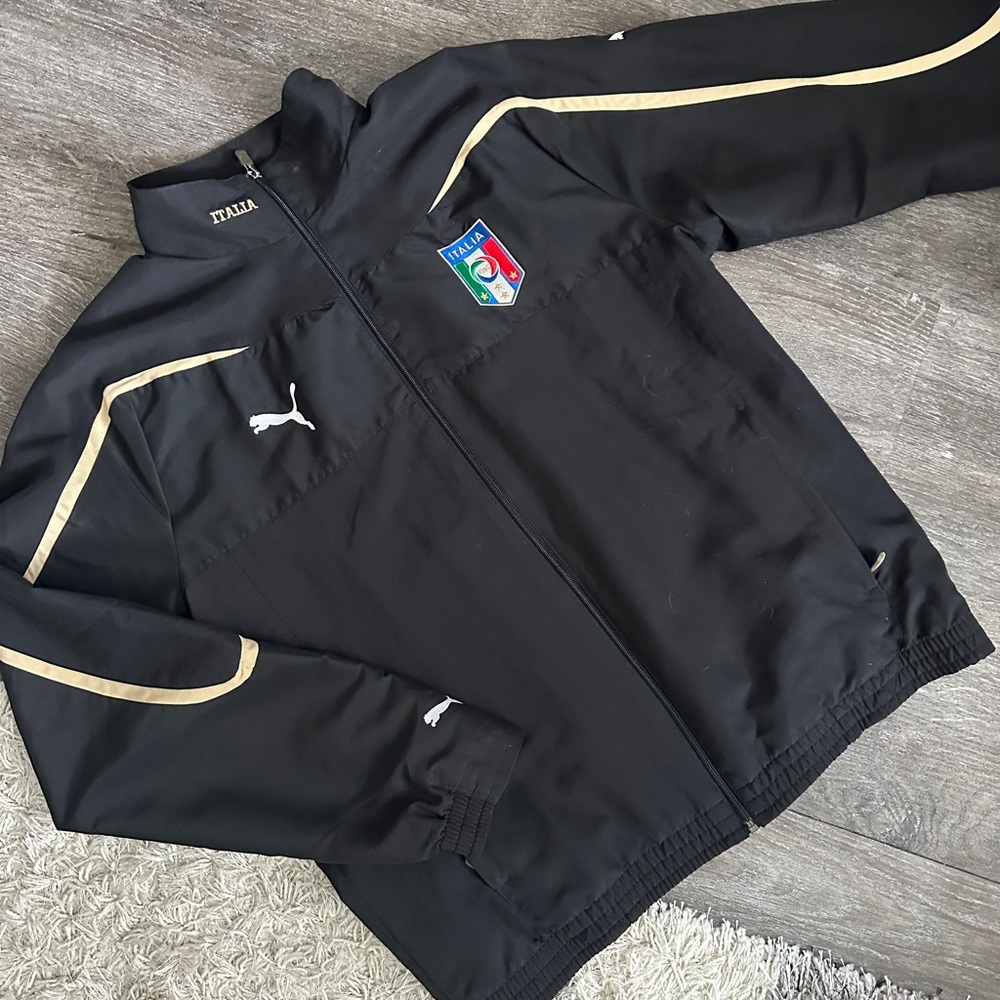Puma Italia soccer jacket.